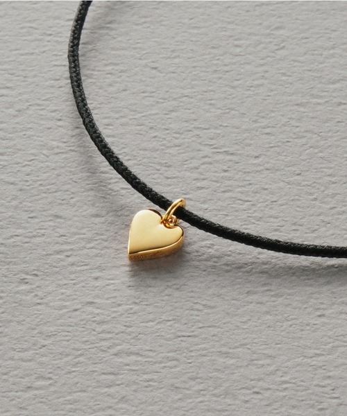 PLUS VENDOME(プラス ヴァンドーム)の「PLUSV_× YUKI collaboration ハートブレスレット(ブレスレット・レディース・ブラック・ONE SIZE)」の3枚目の写真
