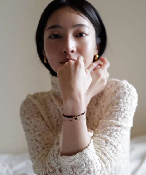 PLUSV_× YUKI collaboration ハートブレスレット PT3B2525LSSN PLUSV_× YUKI collaboration ハートブレスレット