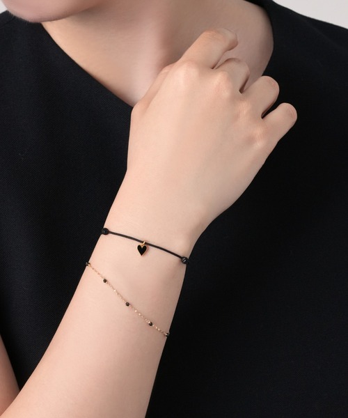 PLUSV_× YUKI collaboration ハートブレスレット PT3B2525LSSN PLUSV_× YUKI collaboration ハートブレスレット