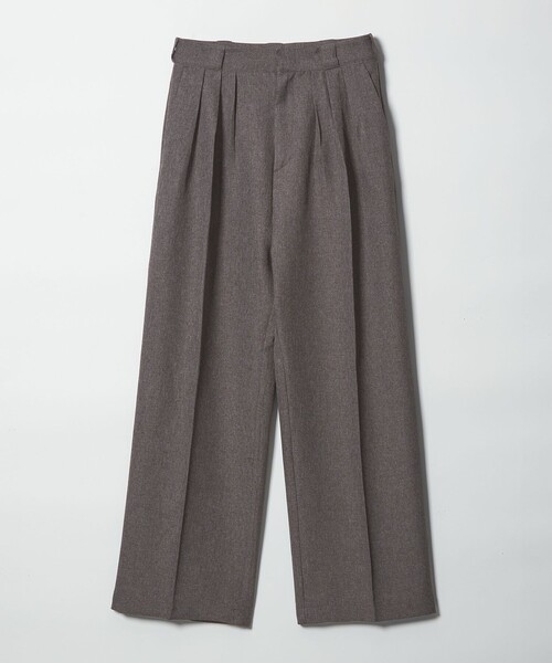 BEAUTY&YOUTH UNITED ARROWS(ビューティーアンドユースユナイテッドアローズ)の「【WEB限定】ポリエステル タックワイドパンツ ウォッシャブル(その他パンツ・レディース・ブラウン系/ネイビー/ライトグレー・L/S/M)」の22枚目の写真