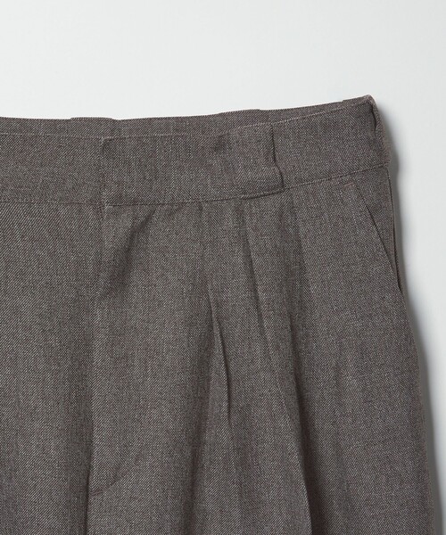 BEAUTY&YOUTH UNITED ARROWS(ビューティーアンドユースユナイテッドアローズ)の「【WEB限定】ポリエステル タックワイドパンツ ウォッシャブル(その他パンツ・レディース・ブラウン系/ネイビー/ライトグレー・L/S/M)」の20枚目の写真