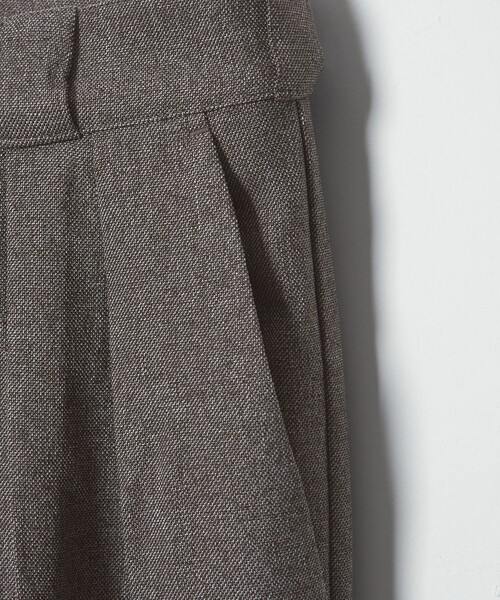 BEAUTY&YOUTH UNITED ARROWS(ビューティーアンドユースユナイテッドアローズ)の「【WEB限定】ポリエステル タックワイドパンツ ウォッシャブル(その他パンツ・レディース・ブラウン系/ネイビー/ライトグレー・L/S/M)」の19枚目の写真