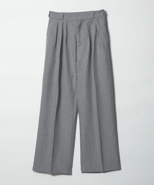 BEAUTY&YOUTH UNITED ARROWS(ビューティーアンドユースユナイテッドアローズ)の「【WEB限定】ポリエステル タックワイドパンツ ウォッシャブル(その他パンツ・レディース・ブラウン系/ネイビー/ライトグレー・L/S/M)」の13枚目の写真