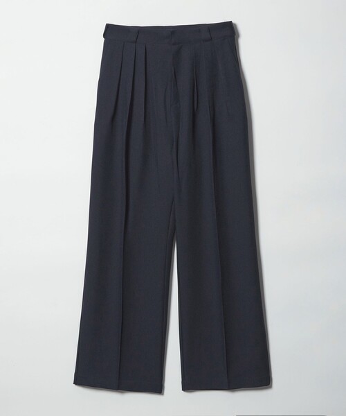 BEAUTY&YOUTH UNITED ARROWS(ビューティーアンドユースユナイテッドアローズ)の「【WEB限定】ポリエステル タックワイドパンツ ウォッシャブル(その他パンツ・レディース・ブラウン系/ネイビー/ライトグレー・L/S/M)」の8枚目の写真