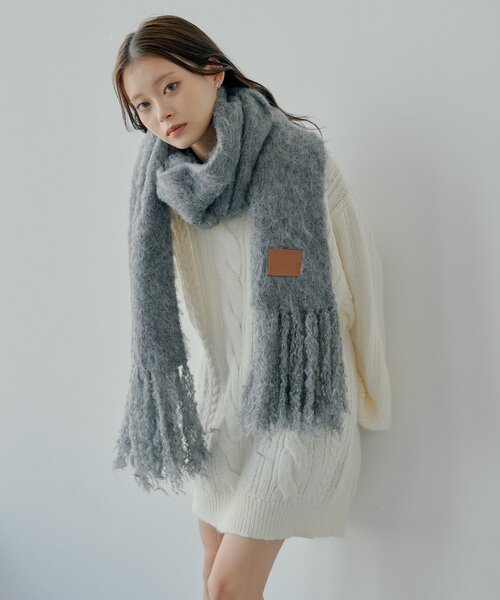 Chico（チコ）の「【新色追加】シャギーフリンジマフラー（マフラー