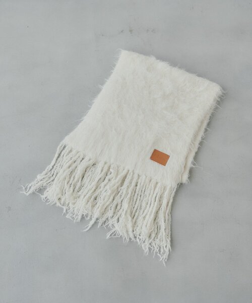 Chico（チコ）の「【5色展開】シャギーフリンジマフラー（マフラー・レディース・アイボリー/グレー/ブラウン/ピンク/レッド・FREE）」の18枚目の写真