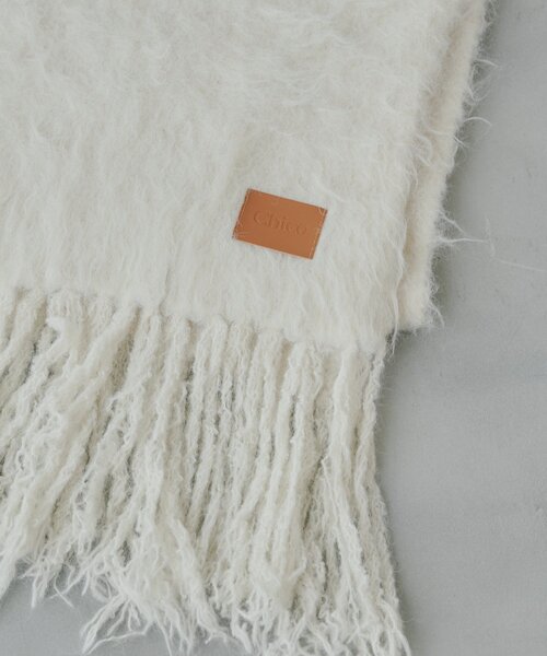 Chico（チコ）の「【5色展開】シャギーフリンジマフラー（マフラー・レディース・アイボリー/グレー/ブラウン/ピンク/レッド・FREE）」の19枚目の写真