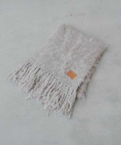 Chico（チコ）の「【5色展開】シャギーフリンジマフラー（マフラー・レディース・アイボリー/グレー/ブラウン/ピンク/レッド・FREE）」の20枚目の写真