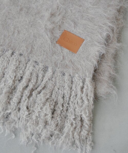 Chico（チコ）の「【5色展開】シャギーフリンジマフラー（マフラー・レディース・アイボリー/グレー/ブラウン/ピンク/レッド・FREE）」の21枚目の写真