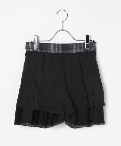 3.3 Field Trip （3.3フィールドトリップ）の「3.3 Field Trip／チェック微起毛プリーツミニスカート（スカート・レディース・ブラウン/ネイビー・SMALL/MEDIUM）」の22枚目の写真