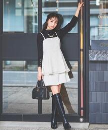 SWINGLE | ツイードミニスカート(スカート)