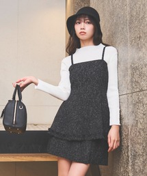 ツイードミニスカート