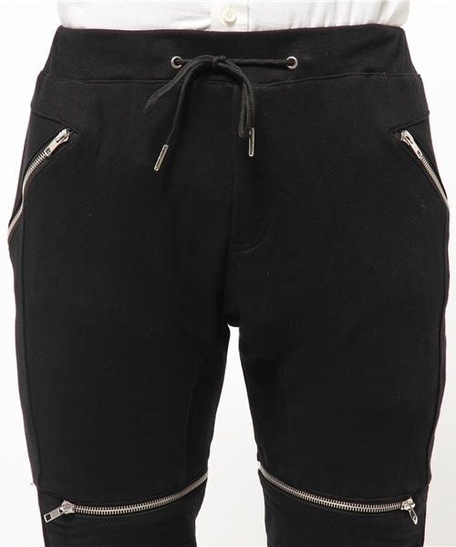MYE-DO'（マイ・ドゥ）の「バイカー ジップ スウェットパンツ（その他パンツ・メンズ・ブラック・SMALL/LARGE/MEDIUM）」の5枚目の写真