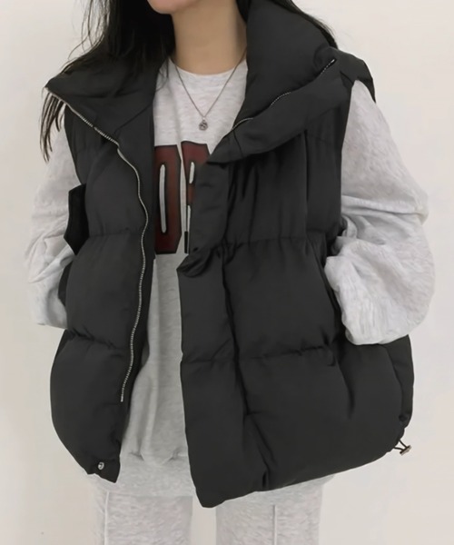 セール】ボリューム中綿ダウンベスト（ダウンベスト）｜yuue' ( wear