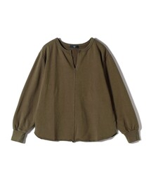 SHIPS Colors:〈手洗い可能〉USA 裏毛 スキッパー プルオーバー