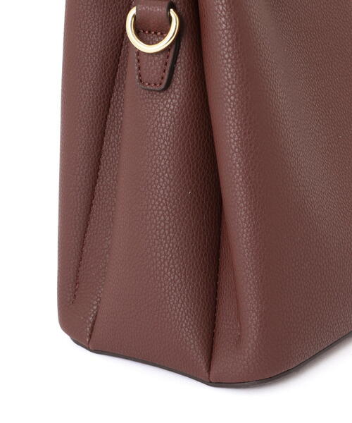 EDIT COLOGNE（エディットコロン）の「メタルハンドルトートバッグ（トートバッグ・レディース・ボルドー/ブルー/グレー・ﾌﾘ-）」の14枚目の写真