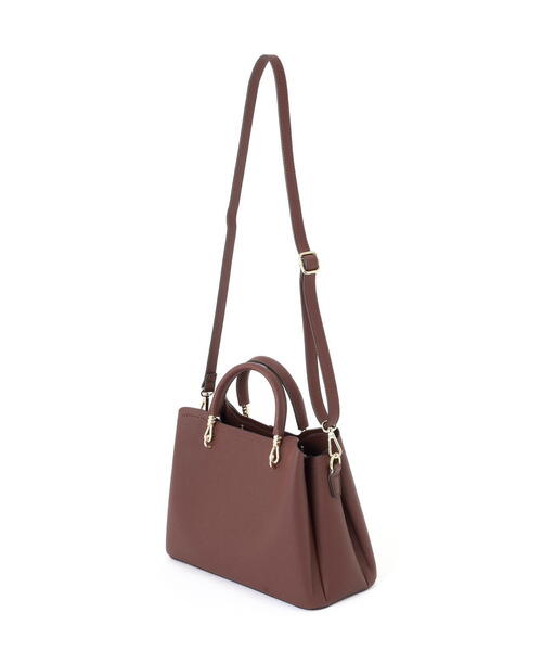 EDIT COLOGNE（エディットコロン）の「メタルハンドルトートバッグ（トートバッグ・レディース・ボルドー/ブルー/グレー・ﾌﾘ-）」の6枚目の写真