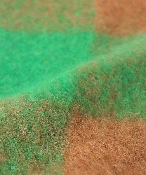 Three Four Time（ｽﾘｰﾌｫｰﾀｲﾑ）の「ブロックチェックフリンジマフラー（ストール/ショール・レディース・ブルー系その他/グリーン系その他・FREE）」の13枚目の写真