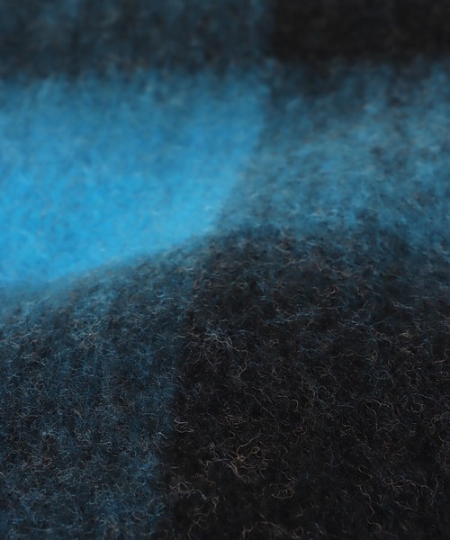 Three Four Time（ｽﾘｰﾌｫｰﾀｲﾑ）の「ブロックチェックフリンジマフラー（ストール/ショール・レディース・ブルー系その他/グリーン系その他・FREE）」の15枚目の写真