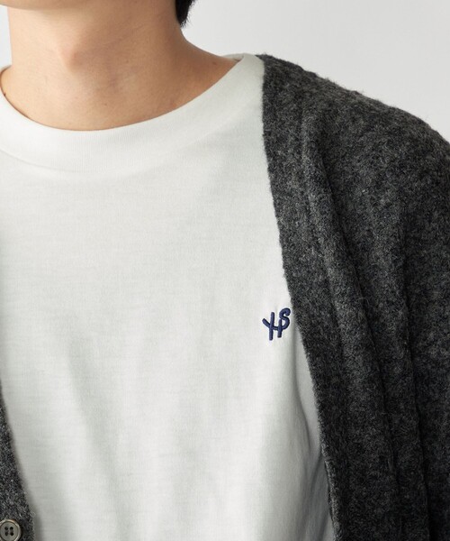 SHIPS（シップス）の「SHIPS: 〈手洗い可能〉シャギー レイヤード カーディガン（カーディガン/ボレロ・メンズ・グレー/ダークグレー/ブラウン/ネイビー・SMALL/LARGE/X-LARGE/MEDIUM）」の2枚目の写真