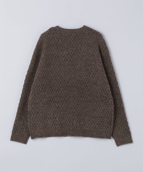 SHIPS（シップス）の「SHIPS: 〈手洗い可能〉シャギー レイヤード カーディガン（カーディガン/ボレロ・メンズ・グレー/ダークグレー/ブラウン/ネイビー・SMALL/LARGE/X-LARGE/MEDIUM）」の9枚目の写真