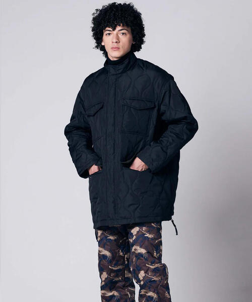 TAION(タイオン)の「TAION/タイオン/MILITARY M65 TYPE DOWN JACKET(ダウンジャケット/コート・メンズ・ダークオリーブ/ブラック・M/L/XL)」の15枚目の写真