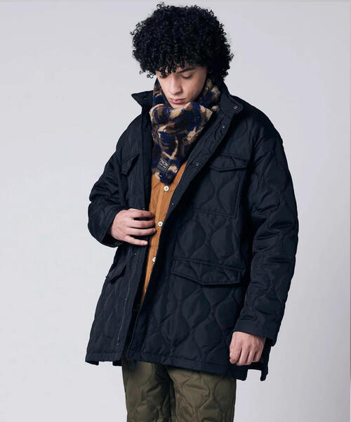 TAION(タイオン)の「TAION/タイオン/MILITARY M65 TYPE DOWN JACKET(ダウンジャケット/コート・メンズ・ダークオリーブ/ブラック・M/L/XL)」の16枚目の写真