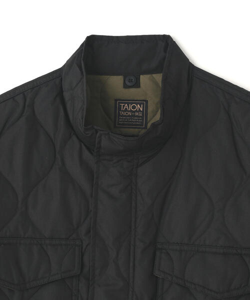 TAION(タイオン)の「TAION/タイオン/MILITARY M65 TYPE DOWN JACKET(ダウンジャケット/コート・メンズ・ダークオリーブ/ブラック・M/L/XL)」の18枚目の写真