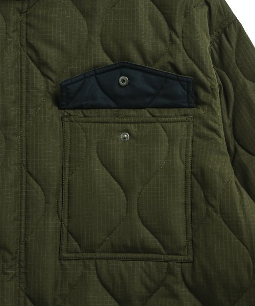 TAION(タイオン)の「TAION/タイオン/MILITARY M65 TYPE DOWN JACKET(ダウンジャケット/コート・メンズ・ダークオリーブ/ブラック・M/L/XL)」の9枚目の写真