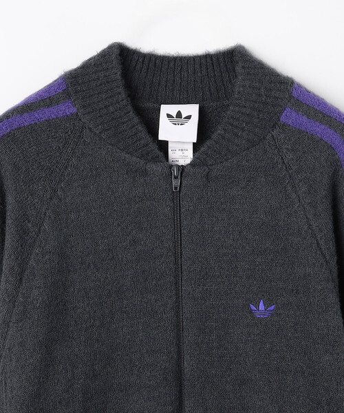 adidas(アディダス)の「adidas/アディダス KNIT TRACK TOP(ブルゾン・メンズ・チャコールグレー/オフホワイト/ブラウン/ブラック・LARGE/X-LARGE/MEDIUM)」の15枚目の写真