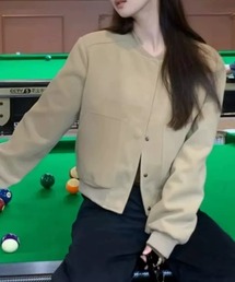 lilful（リルフル）の「【25年秋冬新作】ビッグポケット シンプルジャケット（ブルゾン・レディース）」