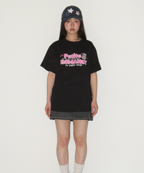 RONRON(ロンロン)の「PETIT ROMANCE BASIC FIT T SHIRT BLACK(Tシャツ/カットソー・レディース・その他・FREE)」の2枚目の写真