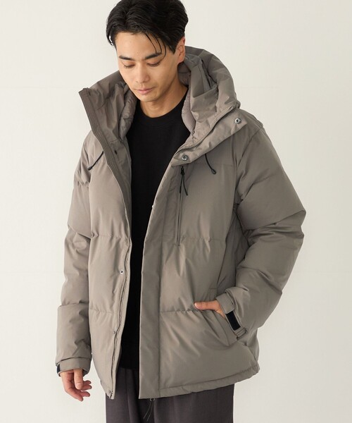 SHIPS Colors(シップス カラーズ)の「SHIPS Colors:〈撥水・防風・洗濯機可能〉All Weather Tex ダウン◇(ダウンジャケット/コート・メンズ・ダークグレー/ブラック/グレー・X-LARGE/LARGE/MEDIUM)」の3枚目の写真