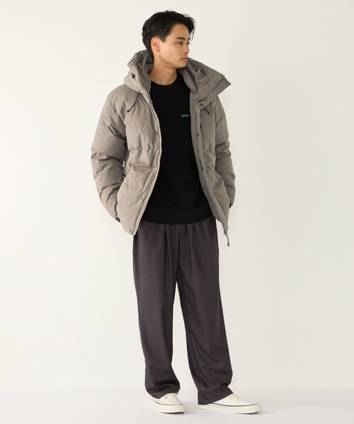 SHIPS Colors(シップス カラーズ)の「SHIPS Colors:〈撥水・防風・洗濯機可能〉All Weather Tex ダウン◇(ダウンジャケット/コート・メンズ・ダークグレー/ブラック/グレー・X-LARGE/LARGE/MEDIUM)」の21枚目の写真