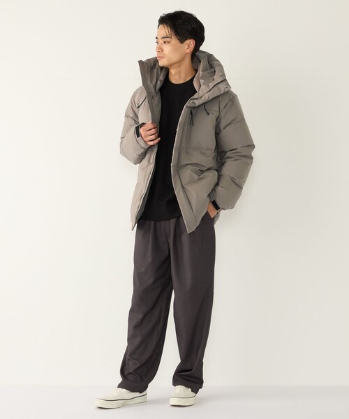 SHIPS Colors(シップス カラーズ)の「SHIPS Colors:〈撥水・防風・洗濯機可能〉All Weather Tex ダウン◇(ダウンジャケット/コート・メンズ・ダークグレー/ブラック/グレー・X-LARGE/LARGE/MEDIUM)」の10枚目の写真