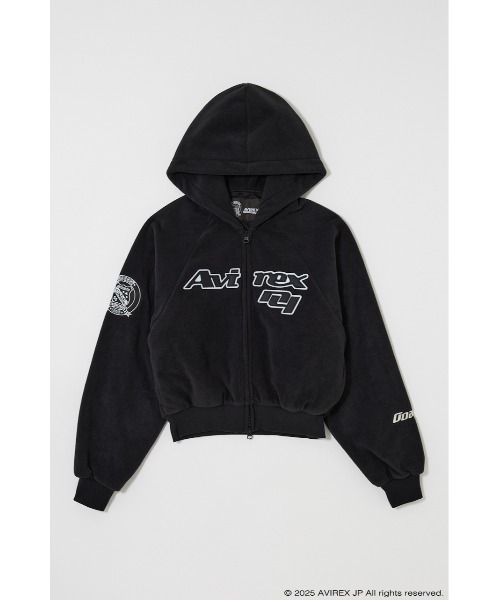 MOUSSY AVIREX FLEECE フーディ　タグ付き MOUSSY | AVIREX FLEECE フーディ (スウェット・パーカー ) |SHEL'TTER