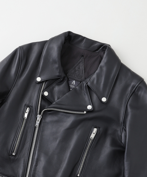 A LEATHER / エーレザー MOTO JACKET（ライダースジャケット）｜A