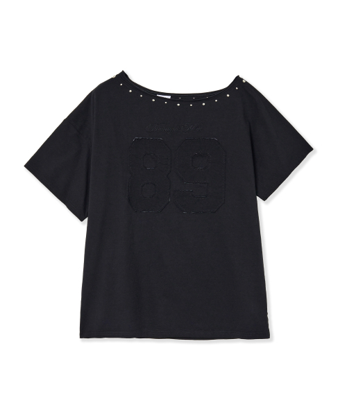 Midnight Move(ミッドナイトムーブ)の「89 rivet t (black)(Tシャツ/カットソー・レディース・その他・FREE)」の2枚目の写真