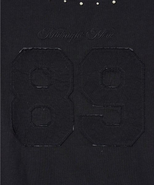 Midnight Move(ミッドナイトムーブ)の「89 rivet t (black)(Tシャツ/カットソー・レディース・その他・FREE)」の3枚目の写真