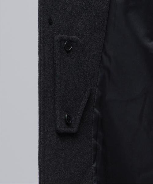 MUSINSA STANDARD（ムシンサスタンダード）の「カシミアブレンド特大バルマカンコート[チャコールグレー]（チェスターコート・メンズ・その他・LARGE/X-LARGE/XX-LARGE/MEDIUM）」の14枚目の写真