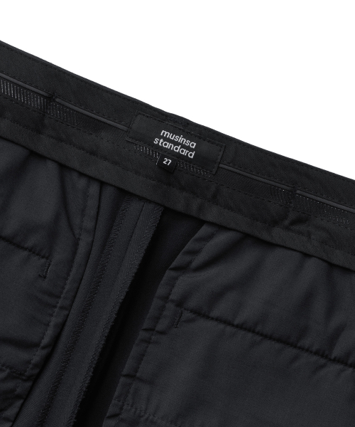 MUSINSA STANDARD WOMAN（ムシンサスタンダードウーマン）の「ウィメンズストレートヒドゥンバンディングスラックス[ブラック]（スラックス・レディース・その他・34/32/30/31/24/25/26/27/28/29）」の7枚目の写真