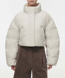 MUSINSA STANDARD WOMAN（ムシンサスタンダードウーマン）の「ウィメンズボリュームスリーブクロップパディングジャケット[ダスティクリーム]（ダウンジャケット/コート・レディース）」