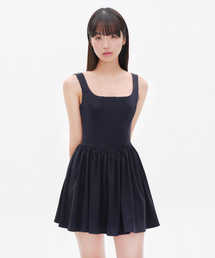 BASIC CORSET DRESS BLACK