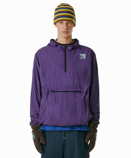 TEKET(テケット)の「Pitter-Patter Anorak Pullover Purple(ナイロンジャケット・メンズ・その他・SMALL/MEDIUM/LARGE)」の2枚目の写真
