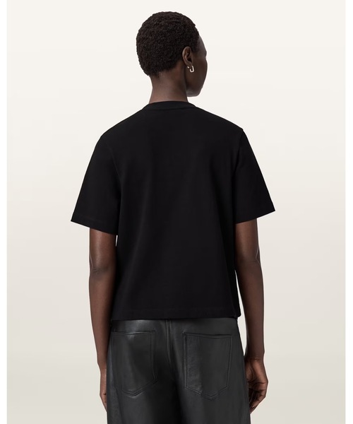 ALLSAINTS（オールセインツ）の「ELLA LISA EMBELLISHED T-SHIRT | ELLA LISA 刺繍 Tシャツ（Tシャツ/カットソー・レディース・ブラック・XS/S/M）」の6枚目の写真