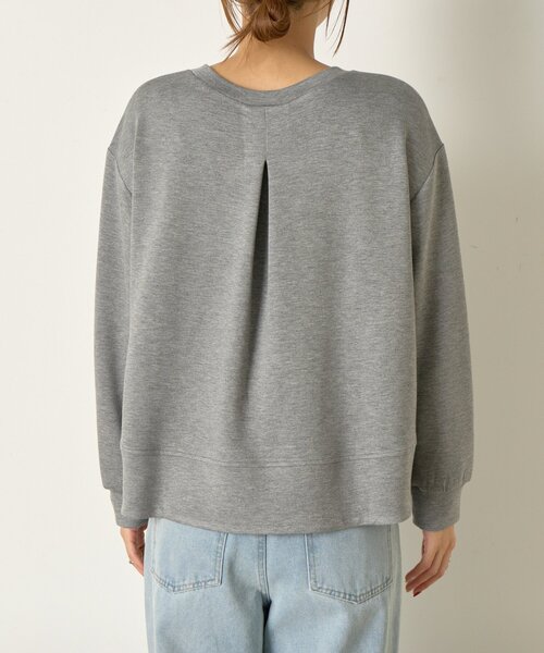 Jena espace merveilleux（ジェナ　エスパスメルヴェイユ）の「ウォーム切替バックタックカットソー（Tシャツ/カットソー・レディース・ネイビー/グレー/ベージュ・FREE）」の14枚目の写真