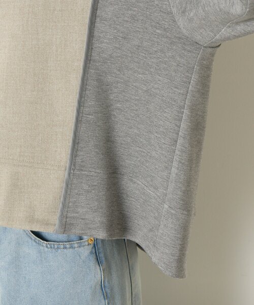 Jena espace merveilleux（ジェナ　エスパスメルヴェイユ）の「ウォーム切替バックタックカットソー（Tシャツ/カットソー・レディース・ネイビー/グレー/ベージュ・FREE）」の18枚目の写真