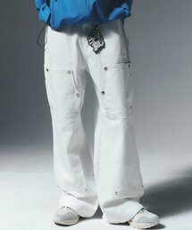 TRAVEL（トラベル）の「Carpenter Denim Pants Ivory（デニムパンツ）」