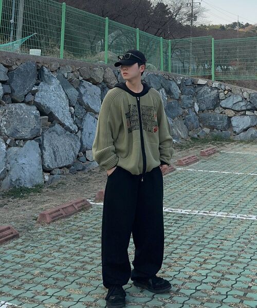 XERO（ゼロ）の「オーバーシルエットスウェットパンツ[ブラック]（スウェットパンツ・メンズ・その他・LARGE/SMALL/MEDIUM）」の17枚目の写真
