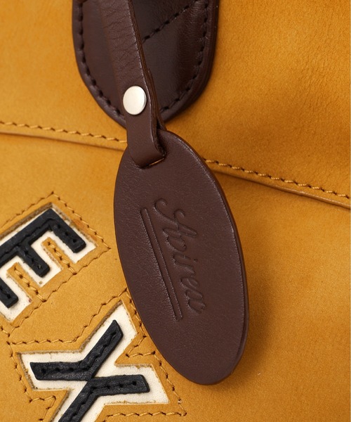 AVIREX（アヴィレックス）の「《直営店限定》LX VARSITY LEATHER MINI TOTE BAG（トートバッグ・レディース・レオパード/マスタード・F）」の6枚目の写真